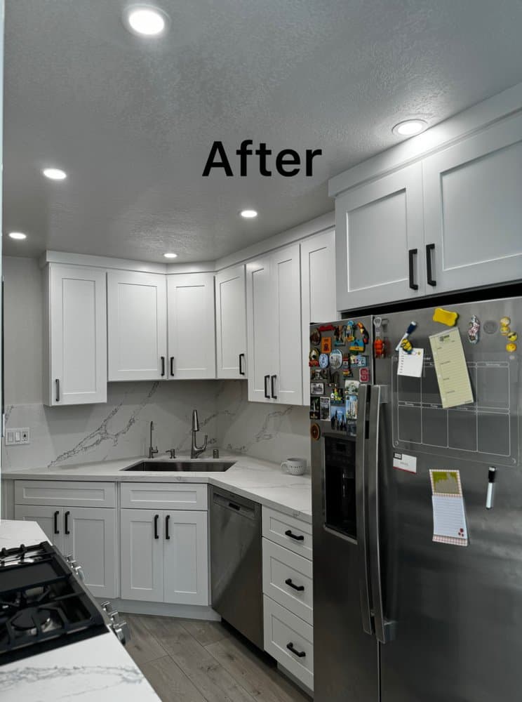 White Shaker Kitchen Remodel 5