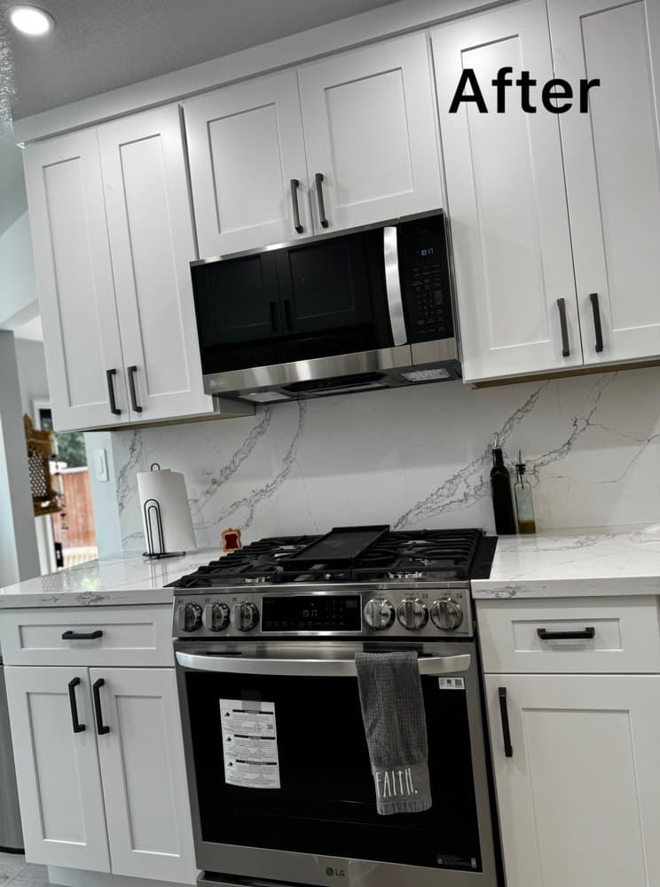 Kitchen Remodel Before & After — Or-Fix Remodeling project in Rhode Island